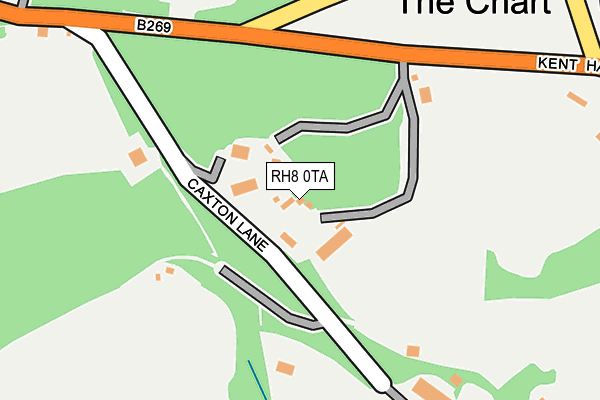 RH8 0TA map - OS OpenMap – Local (Ordnance Survey)