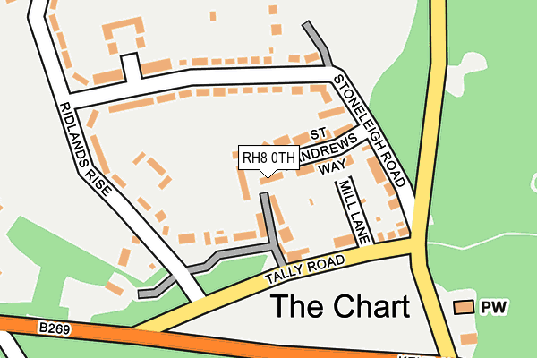 RH8 0TH map - OS OpenMap – Local (Ordnance Survey)