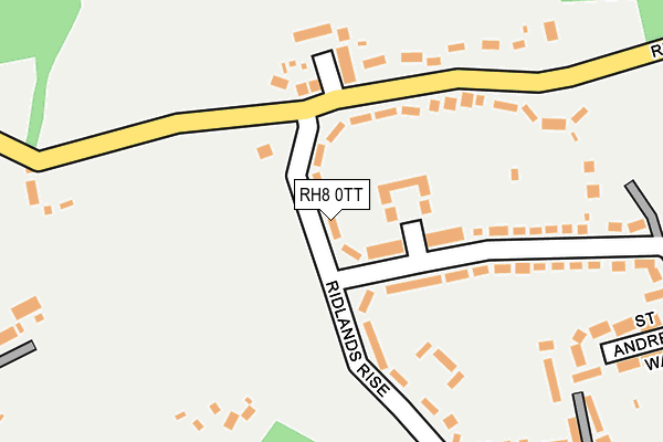 RH8 0TT map - OS OpenMap – Local (Ordnance Survey)
