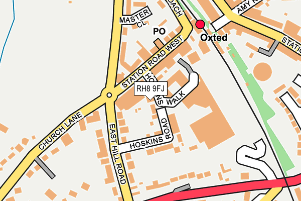 RH8 9FJ map - OS OpenMap – Local (Ordnance Survey)