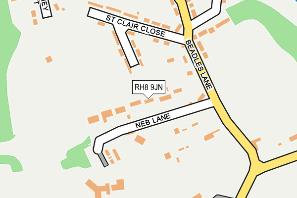Map of NEB LANE RESIDENTS ASSOCIATION LIMITED at local scale