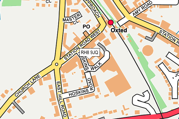 RH8 9JQ map - OS OpenMap – Local (Ordnance Survey)