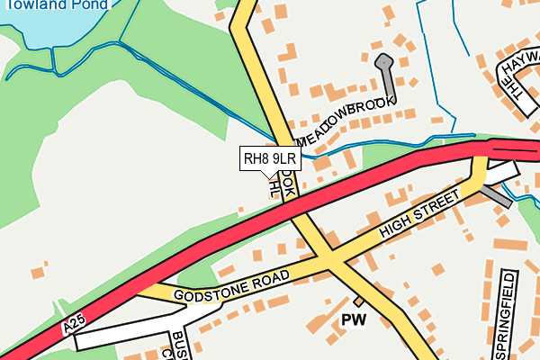 Map of OLDTOWNBUILDERS LIMITED at local scale