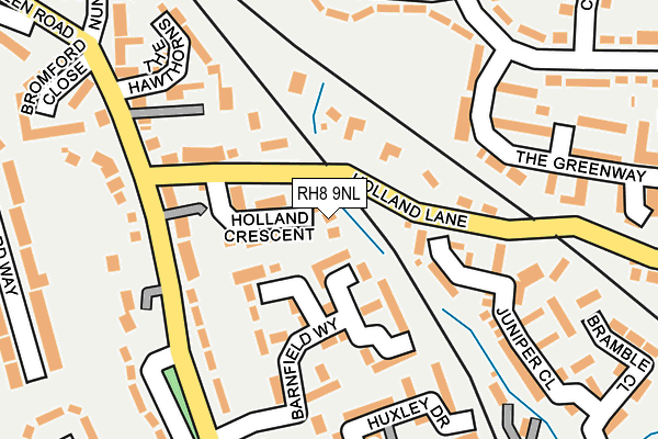 RH8 9NL map - OS OpenMap – Local (Ordnance Survey)
