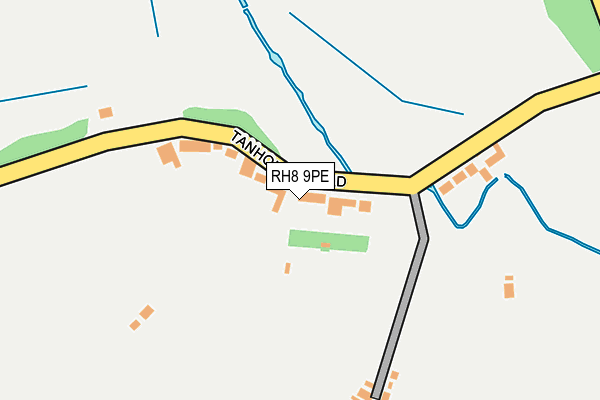 RH8 9PE map - OS OpenMap – Local (Ordnance Survey)