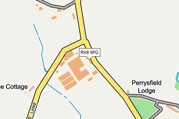 RH8 9PG map - OS OpenMap – Local (Ordnance Survey)