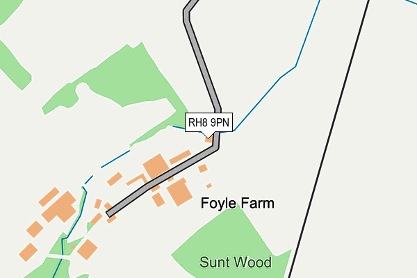 RH8 9PN map - OS OpenMap – Local (Ordnance Survey)
