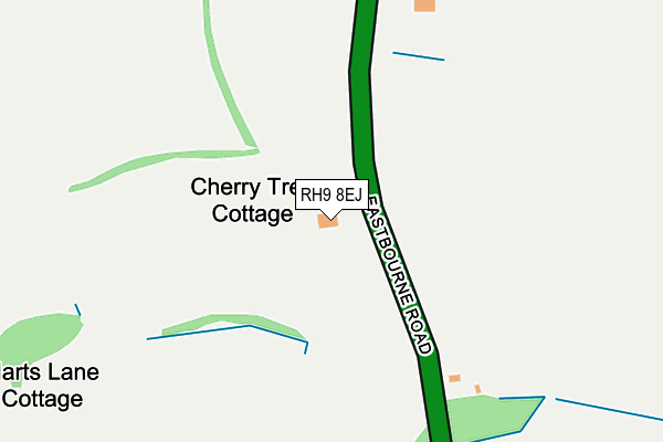 RH9 8EJ map - OS OpenMap – Local (Ordnance Survey)