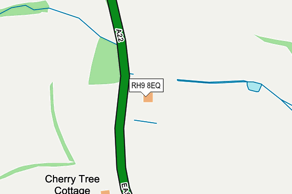 RH9 8EQ map - OS OpenMap – Local (Ordnance Survey)