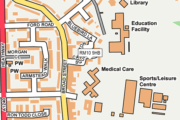 Map of VIEWCA ESTATES LTD at local scale