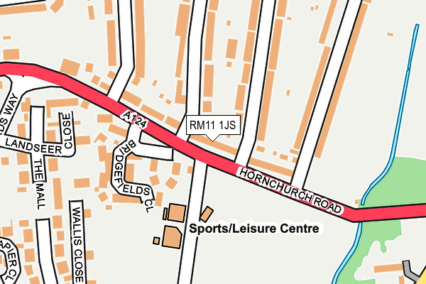 Map of BLUE COMMERCIAL LTD at local scale