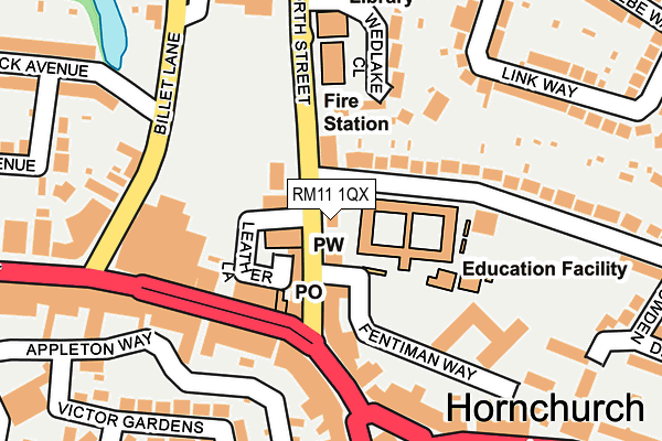 Map of THE PINK PARACHUTE LIMITED at local scale