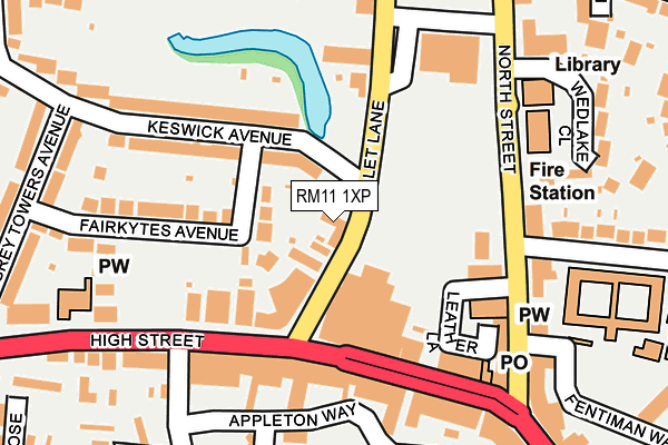 Map of CASTLE STREET DENTAL PRACTICE LTD at local scale