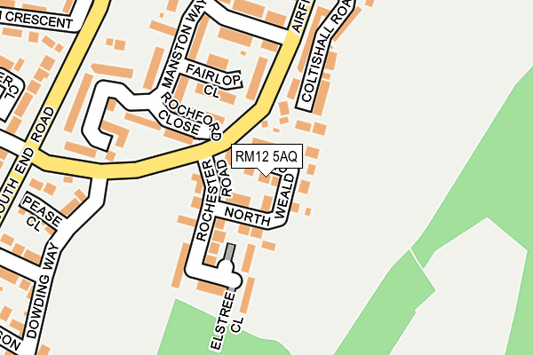 Map of BOLSON PROPERTIES LTD at local scale