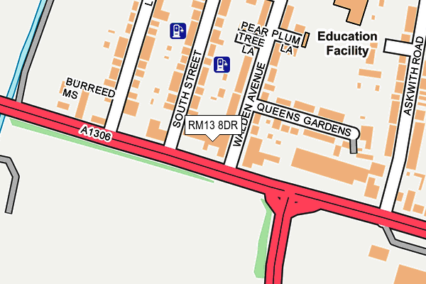 Map of PJ GRANTHAM LTD at local scale