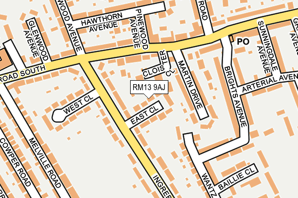 Map of FSB CONSTRUCTION LTD at local scale