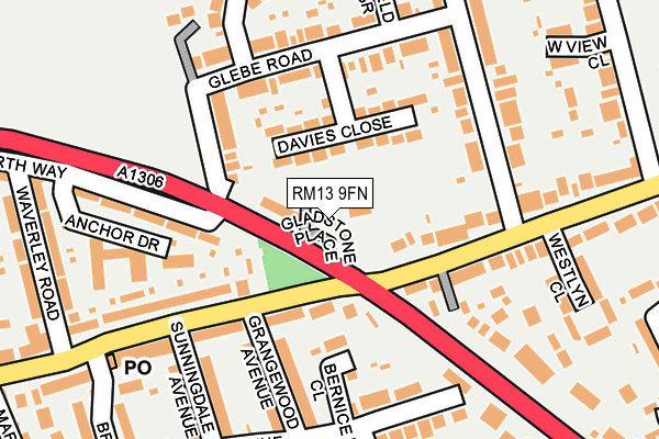 Map of J & R SERVICES LIMITED at local scale