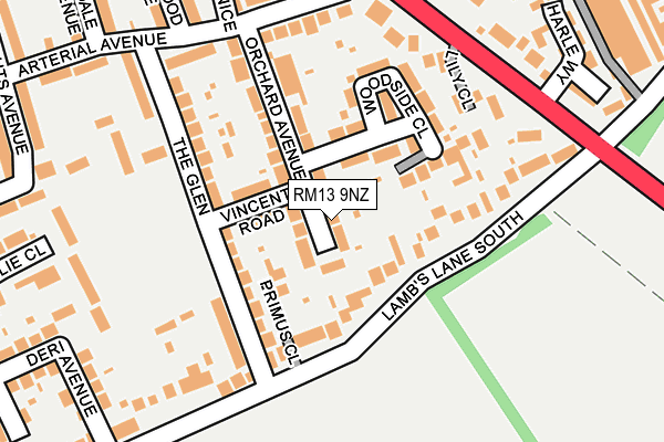 Map of SUPERO BOXING LTD at local scale