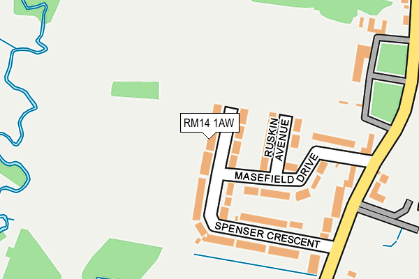 Map of THE HAPPY HEDGEHOG FAMILY LTD at local scale