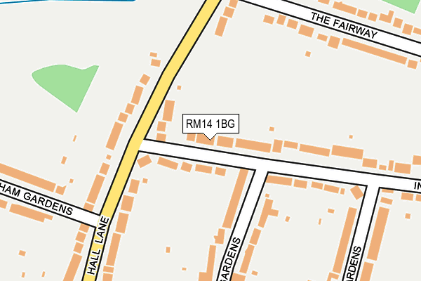 Map of BATTLEGATE LIMITED at local scale