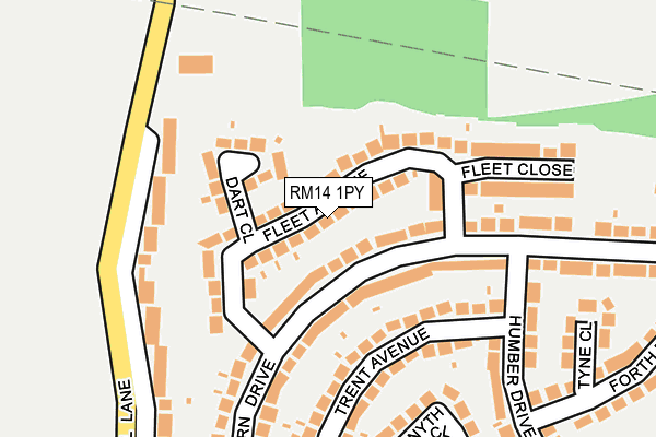 Map of OSCAR BLUSH LIMITED at local scale