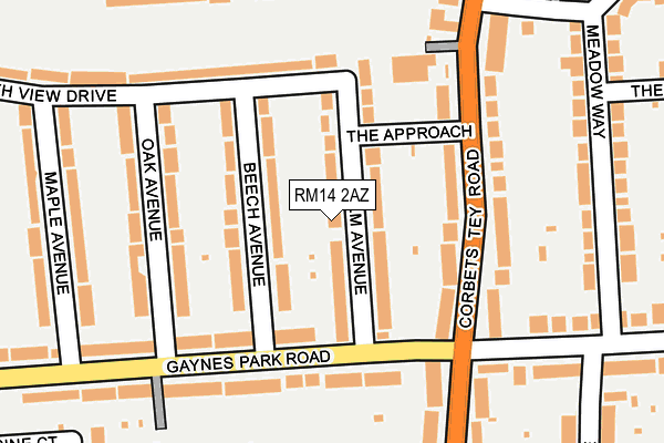 Map of HUCKFIELD PROPERTY LTD at local scale