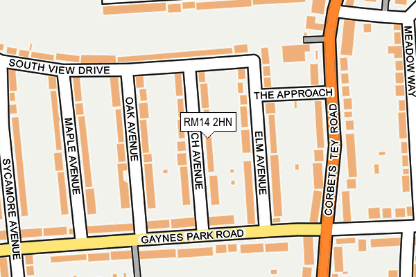 Map of J AND H ACCOUNTANTS LTD at local scale