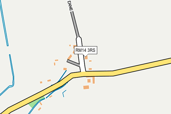 RM14 3RS map - OS OpenMap – Local (Ordnance Survey)