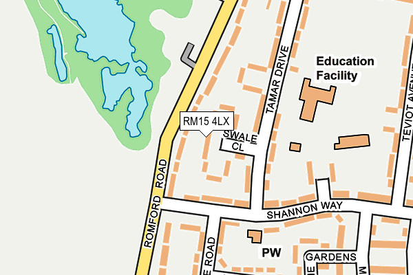 Map of YINOK CONSULT LTD at local scale