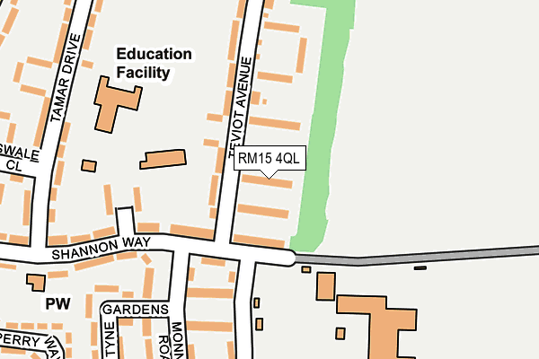 Map of DENAL EXPRESS LTD at local scale