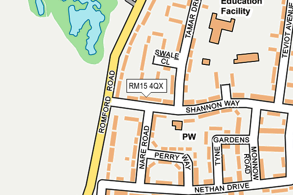 Map of AV CARPENTERS & JOINERY LTD at local scale