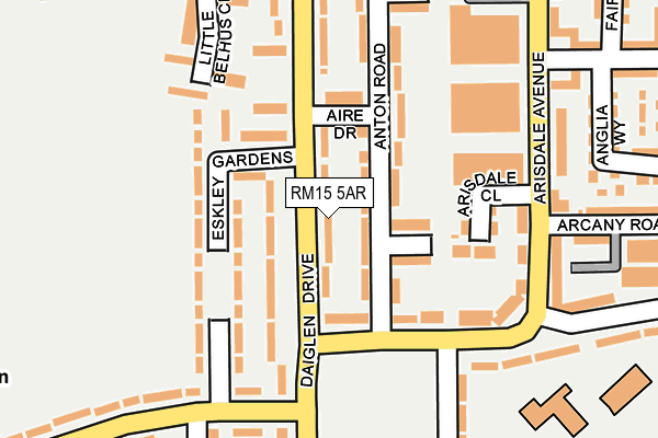 Map of DRK.LOGISTIX LIMITED at local scale