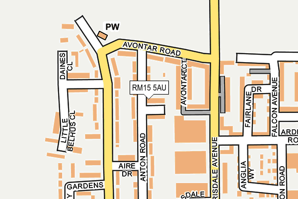 Map of ALL PARTS TRADING LTD at local scale