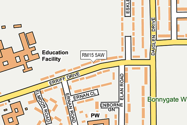 Map of K9 SECURITY & PROTECTION LIMITED at local scale