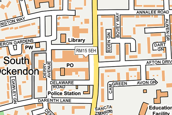 Map of M & P ESTATES LIMITED at local scale