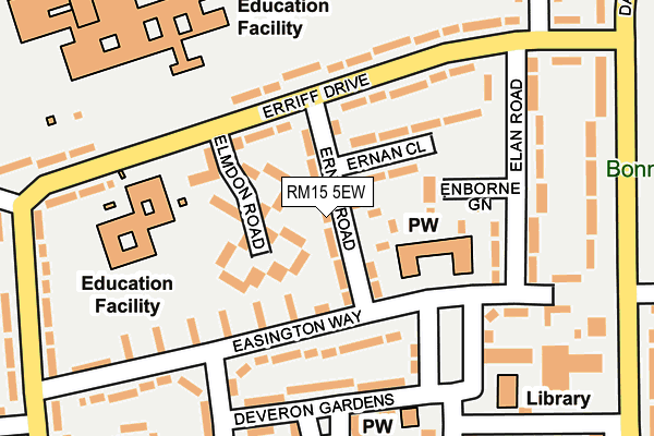 Map of ELITE SERVICE ACCOMMODATION LTD at local scale