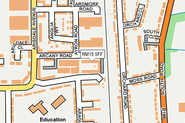 Map of ODUKOYA PROPERTIES LIMITED at local scale