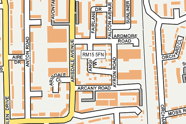 Map of KEVIN&LUCAS LTD at local scale