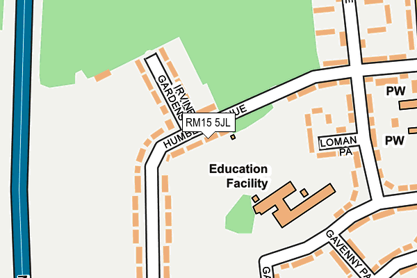 Map of ETHALIS LTD at local scale