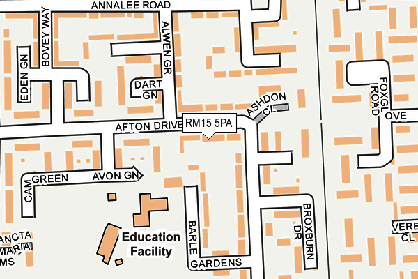 Map of AFROBRIT LIMITED at local scale
