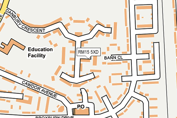 Map of G2GAMING LTD at local scale