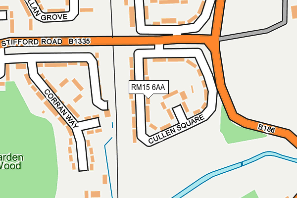 Map of LAHDE LTD at local scale
