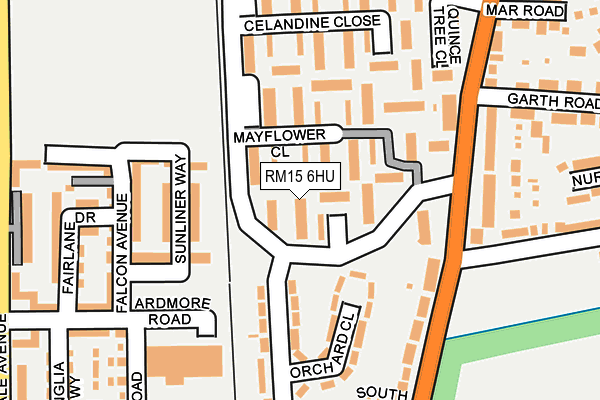 Map of ACL SERVICES LTD at local scale