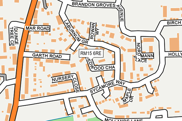 Map of REMA SERVICES LTD at local scale