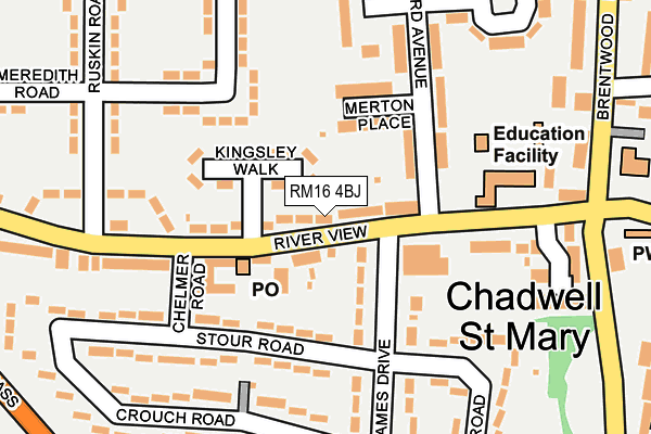 Map of CLARENDON HOME IMPROVEMENTS ESSEX LTD at local scale