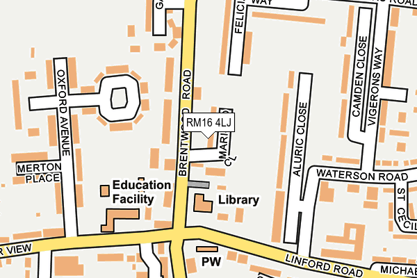 Map of ABDAY LTD at local scale
