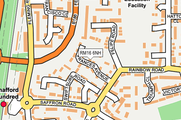 Map of HILLTOP FACILITIES MANAGEMENT LTD at local scale