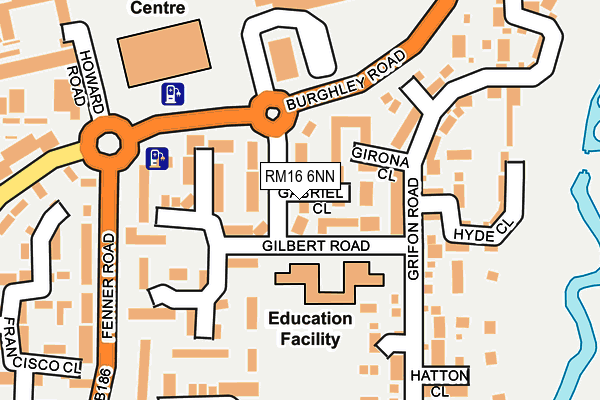RM16 6NN map - OS OpenMap – Local (Ordnance Survey)