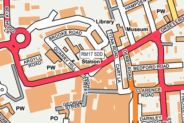 Map of LL99 LTD at local scale