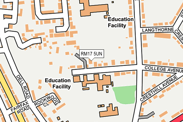 Map of BANROCK LTD at local scale